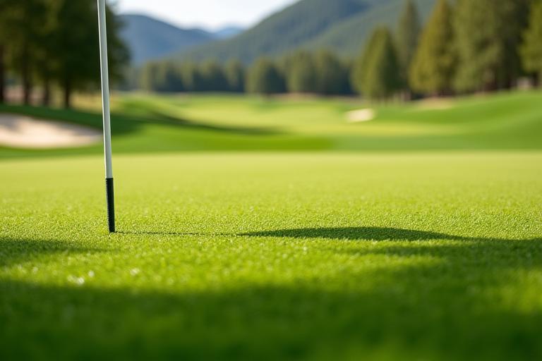 Pristine Golf Course Greens