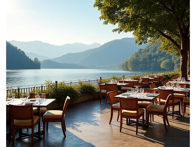 Restaurant with Lake View Terrace
